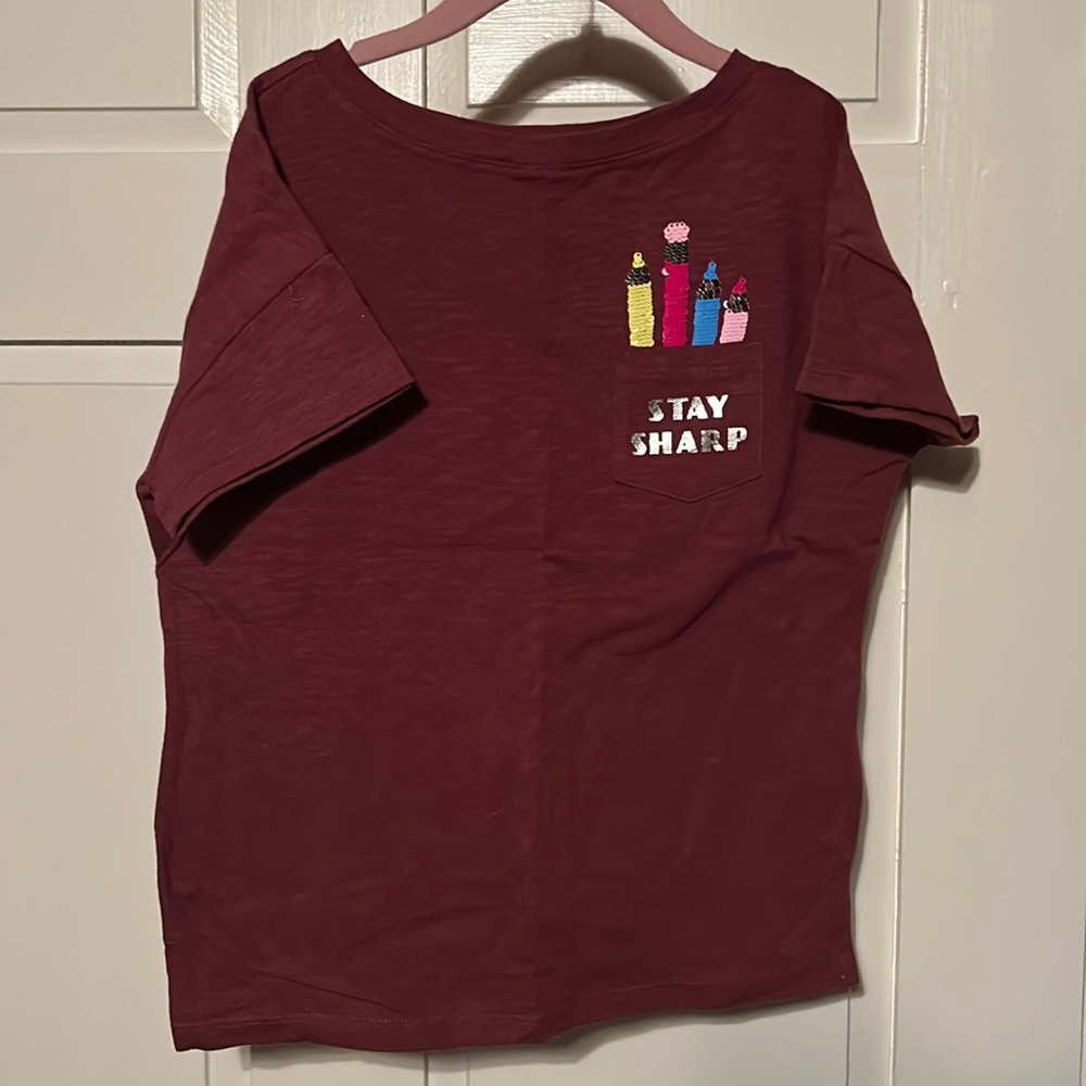 NWT GAP Stay Sharp sequins pocket T-shirt